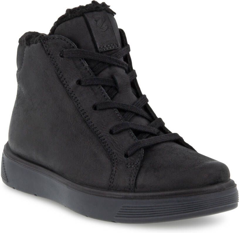 ECCO Street Tray K Kinderen nubuck Gore-Tex schoen Zwart Size: 31 (UK 12.5-13)
