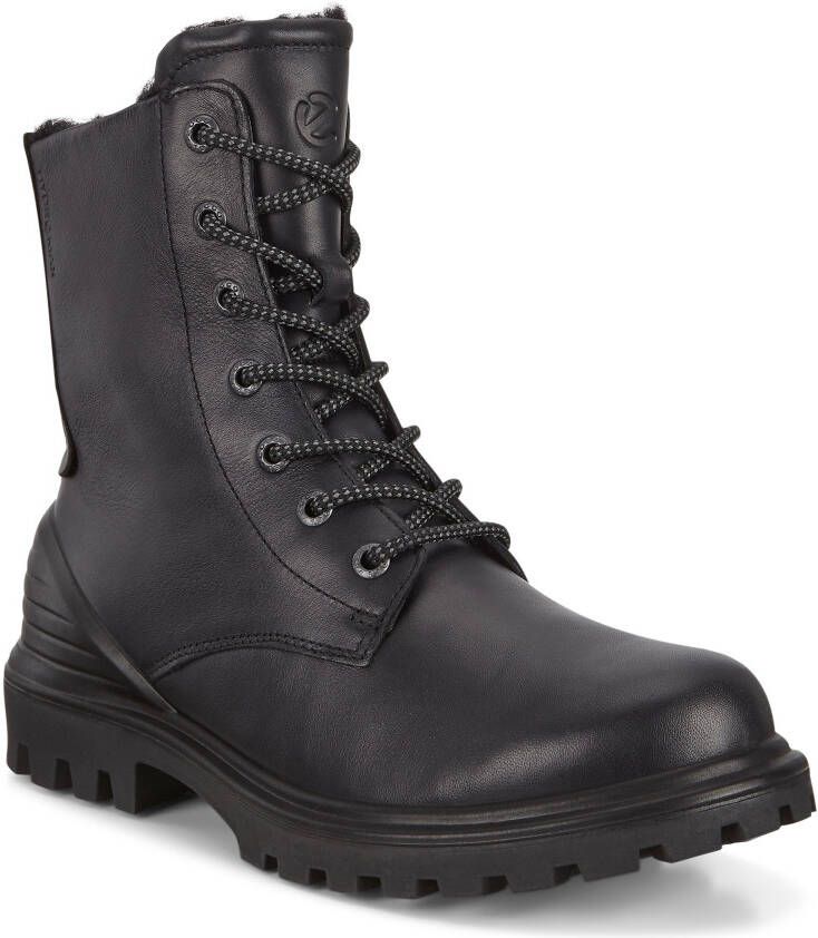 ECCO Tredtray K Kinderen leren veterboot Zwart Size: 37 (UK 4-4.5)
