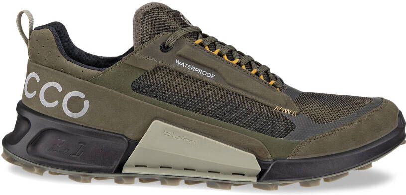 ECCO Biom 2.1 X Mountain M Heren waterdichte sneakers in nubuck Groen Size: 40 (UK 6.5-7)