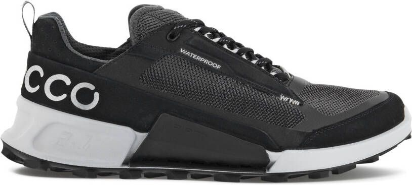 ECCO Biom 2.1 X Mountain M Heren waterdichte sneakers in nubuck Zwart Size: 39 (UK 6)