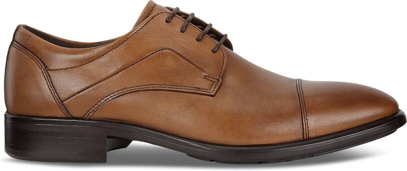 ECCO Citytray Heren leren derby schoen Bruin Size: 40 (UK 6.5-7)