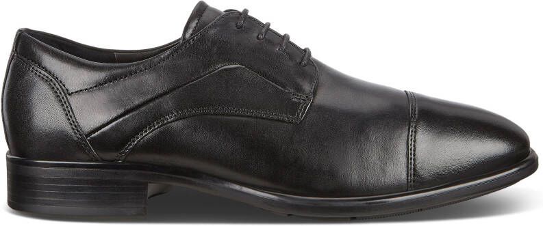 ECCO Citytray Heren leren derby schoen Zwart Size: 45 (UK 10.5-11)
