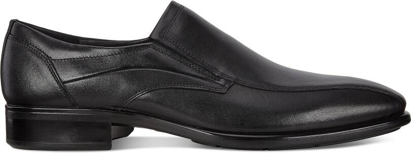 ECCO Citytray Heren nette leren instapper Zwart Size: 40 (UK 6.5-7)