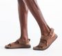 ECCO Cozmo M Heren nubuck sandaal met twee bandjes Bruin Size: 45 (UK 10.5-11) - Thumbnail 3