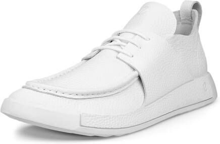ECCO Cozmo Shoe M Heren leren moc-toe schoen Wit Size: 41 (UK 7.5)