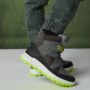 ECCO Exostrike Kids Kinderen halfhoge laars van nubuck met Gore-Tex Grijs Size: 28 (UK 10-10.5) - Thumbnail 2