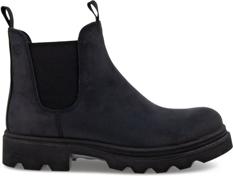 ECCO Grainer M Heren nubuck Chelsea boot Zwart Size: 40 (UK 6.5-7)