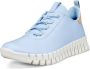 ECCO Gruuv W Dames leren sneaker Blauw Size: 38 (UK 5-5.5) - Thumbnail 2