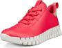 ECCO Gruuv W Dames leren sneaker Rood Size: 42 (UK 8-8.5) - Thumbnail 2