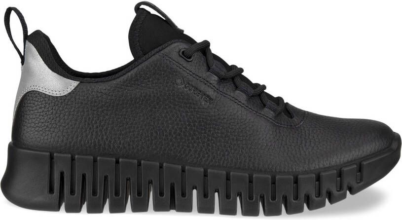 ECCO Gruuv W Dames leren sneaker met Gore-Tex Zwart Size: 35 (UK 2.5-3)