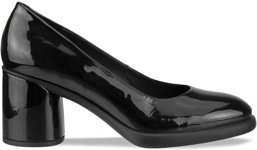 ECCO Sculpted LX 55 Dames leren pump met blokhak Zwart Size: 41 (UK 7.5)