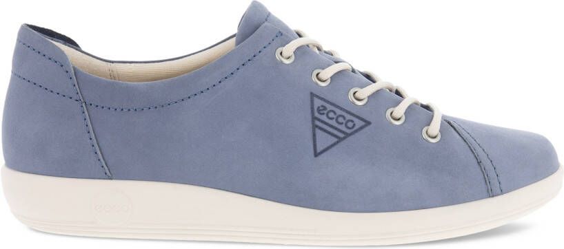 ECCO Soft 2.0 Dames nubuck wandelschoen Blauw Size: 36 (UK 3.5-4)