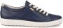 ECCO Soft 7 W Dames leren sneaker Marineblauw Size: 38 (UK 5-5.5) - Thumbnail 2