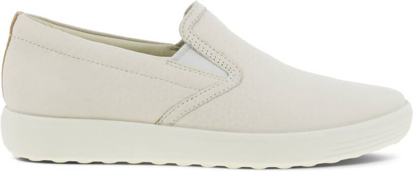 ECCO Soft 7 W Dames leren instapper Wit Size: 36 (UK 3.5-4)
