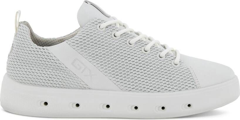 ECCO Street 720 W Dames leren sneaker met Gore-Tex Wit Size: 35 (UK 2.5-3)