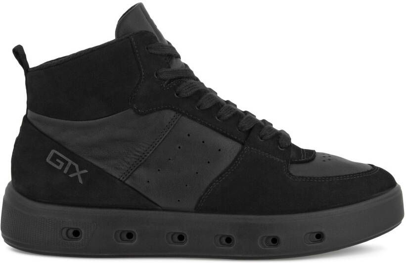 ECCO Street 720 W Dames hoge leren sneaker Zwart Size: 36 (UK 3.5-4)