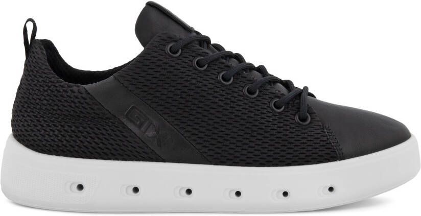 ECCO Street 720 W Dames leren sneaker met Gore-Tex Zwart Size: 35 (UK 2.5-3)
