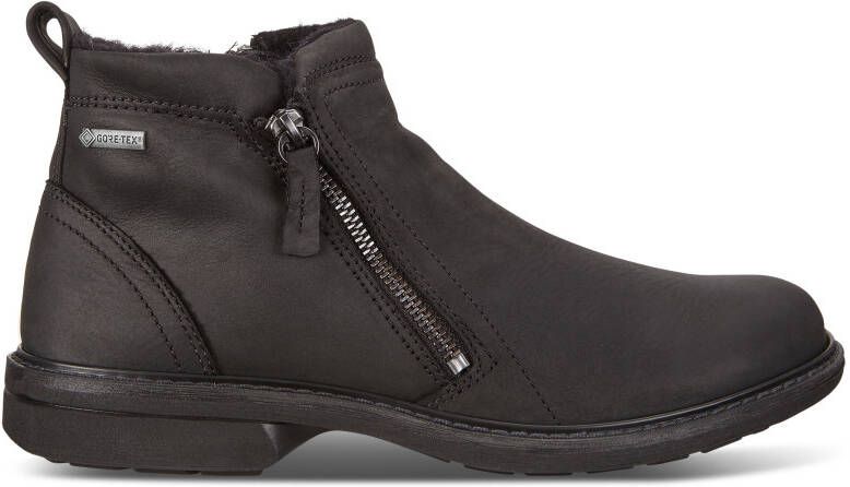 ECCO Turn Heren enkellaars van nubuck met Gore-Tex Zwart Size: 40 (UK 6.5-7)