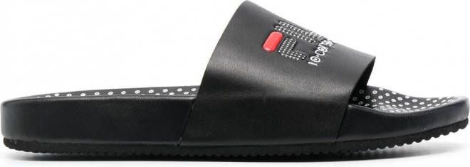 10 CORSO COMO x Fila slippers met stippen Zwart