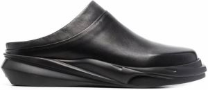 1017 ALYX 9SM Mono leren muiltjes Zwart