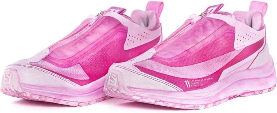 11 By Boris Bidjan Saberi x Salomon Bamba2 Low sneakers met rits Roze - Foto 4