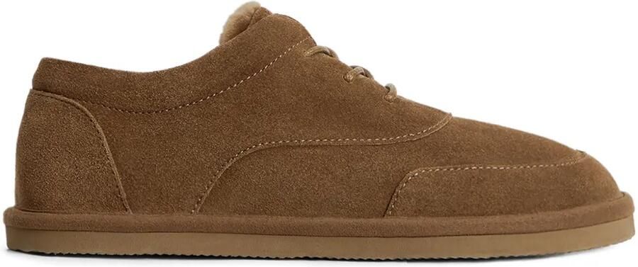 12 STOREEZ Lammy derby schoenen Bruin