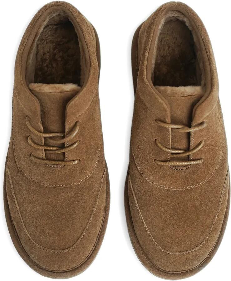 12 STOREEZ Lammy derby schoenen Bruin - Foto 2