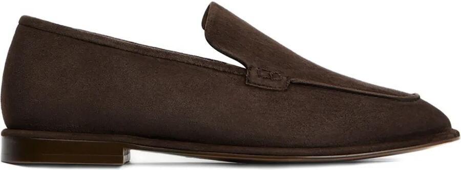 12 STOREEZ Lammy leren loafers Bruin
