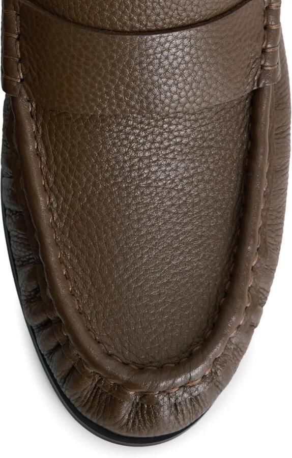 12 STOREEZ Leren loafers Bruin - Foto 3