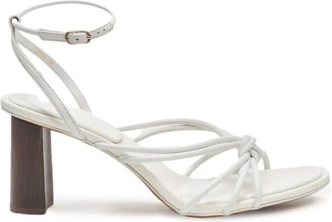 12 STOREEZ Leren sandalen Wit