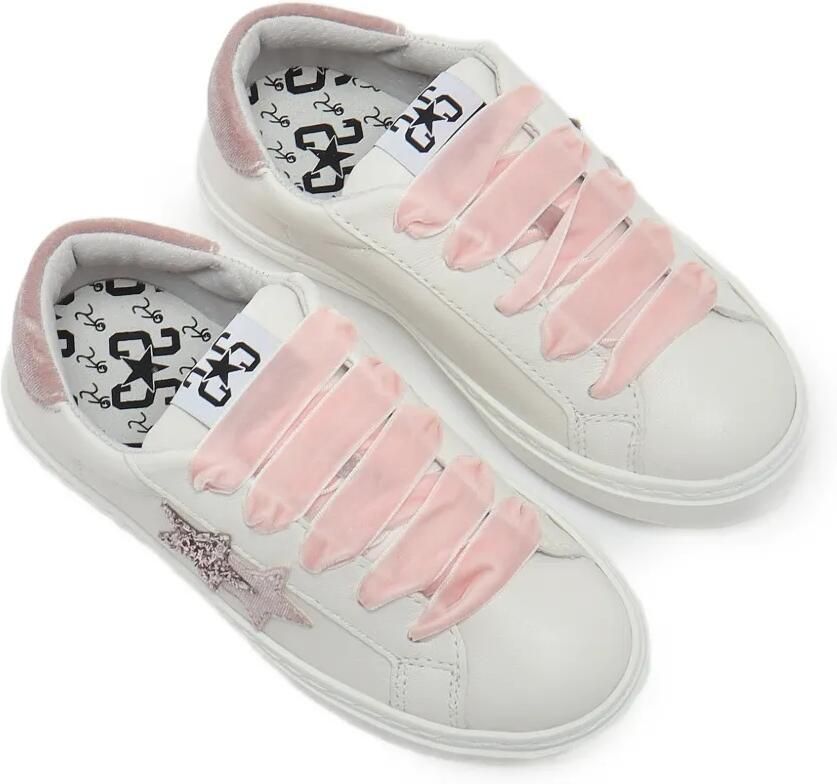 2 Star Kids Sneakers met ster met glitters Wit - Foto 2