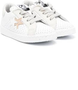 2 Star Kids Sneakers met sterpatch Wit