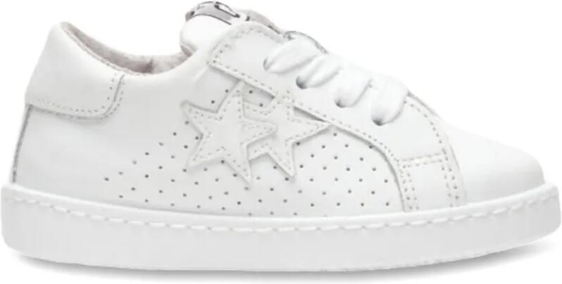 2 Star Kids Sneakers met ster-patch en geperforeerde details Wit - Foto 4