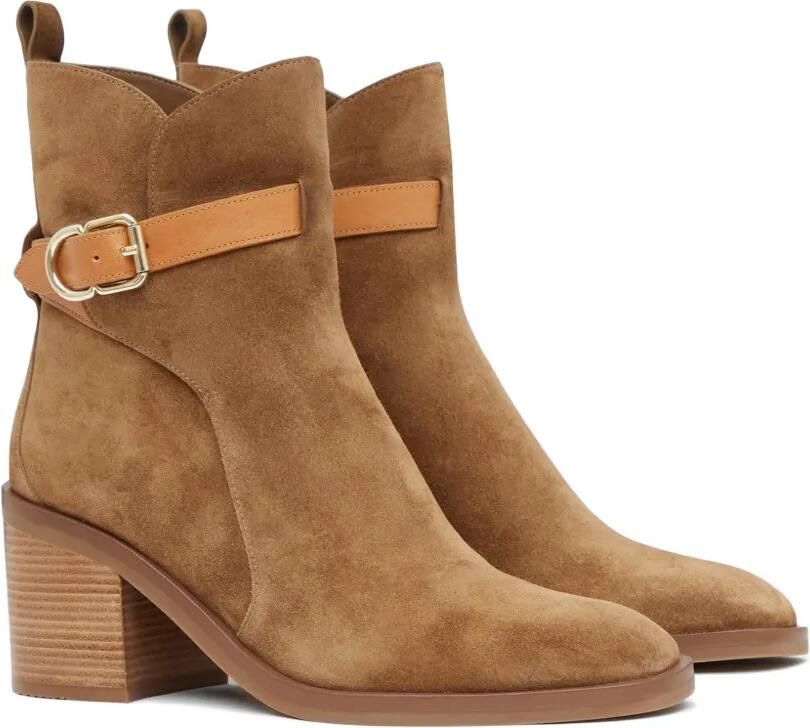 3.1 Phillip Lim Alexa enkellaarzen met bandje Bruin - Foto 3