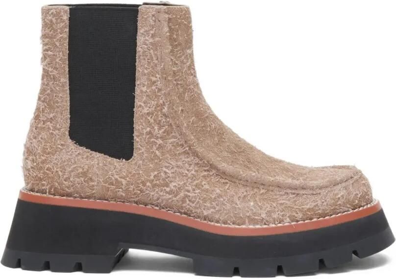 3.1 Phillip Lim Kate Chelsea laarzen met textuur Beige