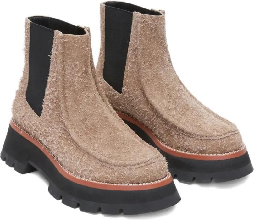 3.1 Phillip Lim Kate Chelsea laarzen met textuur Beige - Foto 4