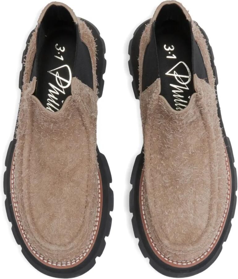 3.1 Phillip Lim Kate Chelsea laarzen met textuur Beige - Foto 2