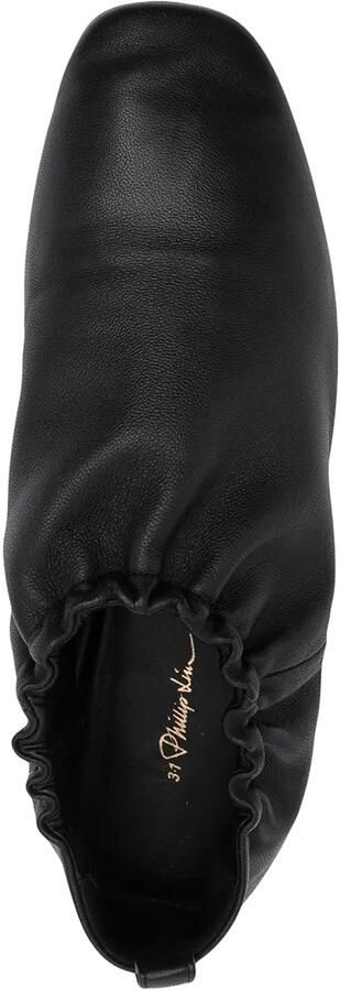 3.1 Phillip Lim Leren slippers Zwart - Foto 4