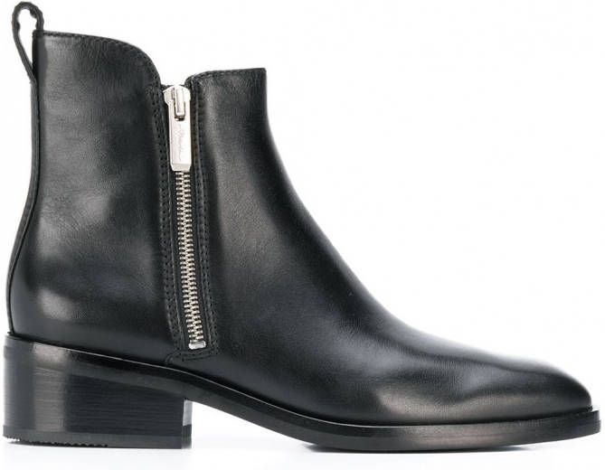 3.1 Phillip Lim Alexa enkellaarzen Zwart