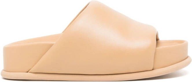 3.1 Phillip Lim Freida slippers met plateauzool Beige