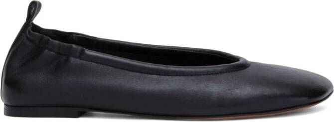 3.1 Phillip Lim ID leren ballerina's Zwart