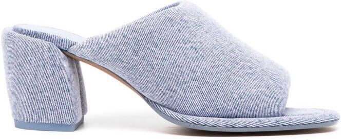 3.1 Phillip Lim Naomi Pillow denim muiltjes Blauw