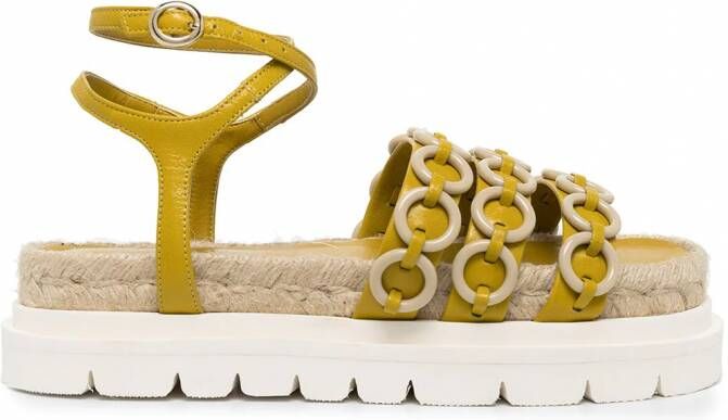 3.1 Phillip Lim Noa sandalen met plateauzool Groen