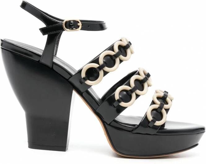 3.1 Phillip Lim Salma sandalen met plateauzool Zwart