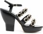 3.1 Phillip Lim Salma sandalen met plateauzool Zwart - Thumbnail 1