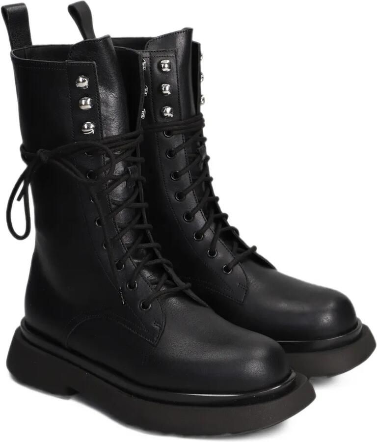3juin Gio lace-up studded ankle boots Zwart - Foto 3