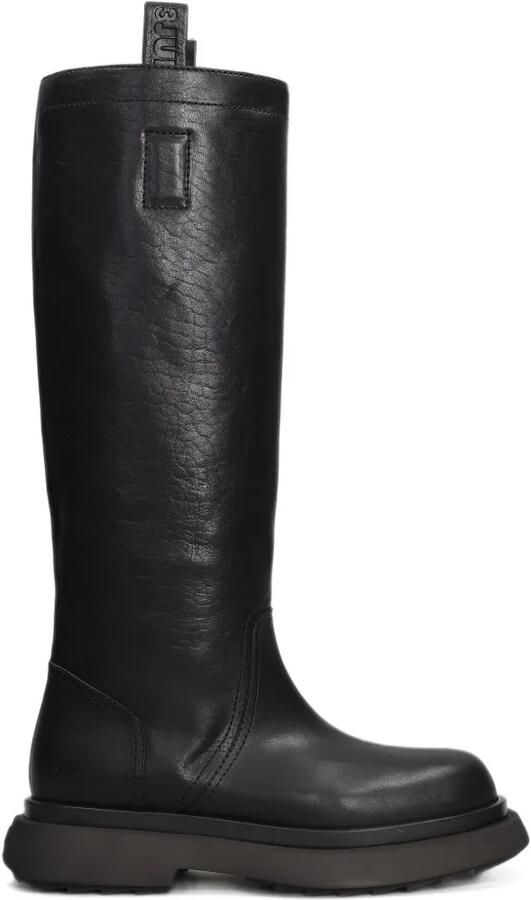 3juin Ika chunky-sole knee-high boots Zwart