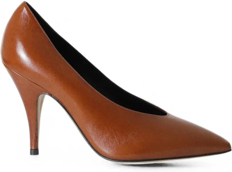 3juin Leren pumps Bruin