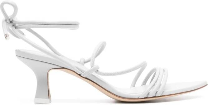 3juin Dafne Pulp 55 leren sandalen Grijs