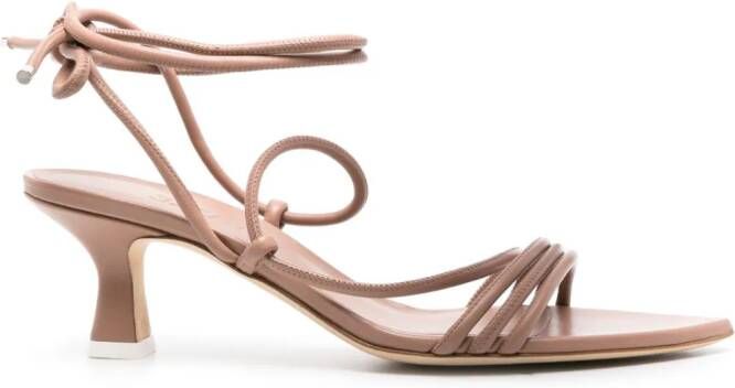 3juin Dafne Syria 50 mm leren sandalen Roze